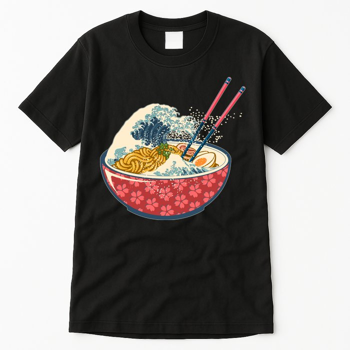 Vintage The Great Ramen Wave Tall T-Shirt