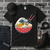 Vintage The Great Ramen Wave Tall T-Shirt