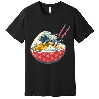Vintage The Great Ramen Wave Premium T-Shirt