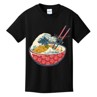 Vintage The Great Ramen Wave Kids T-Shirt