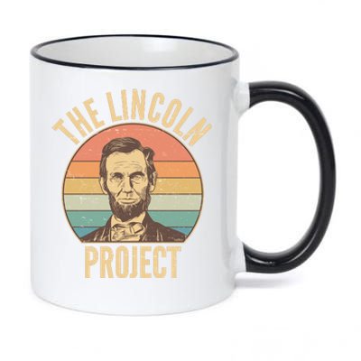 Vintage The Lincoln Project Emblem 11oz Black Color Changing Mug