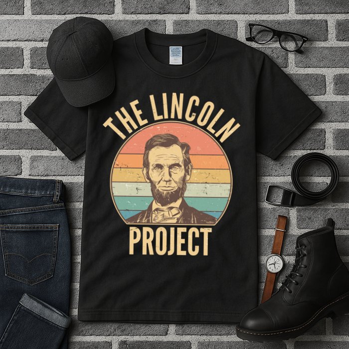 Vintage The Lincoln Project Emblem Tall T-Shirt