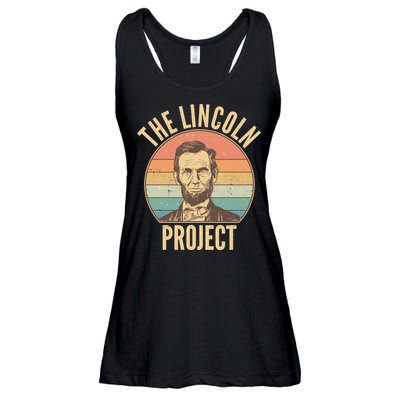 Vintage The Lincoln Project Emblem Ladies Essential Flowy Tank