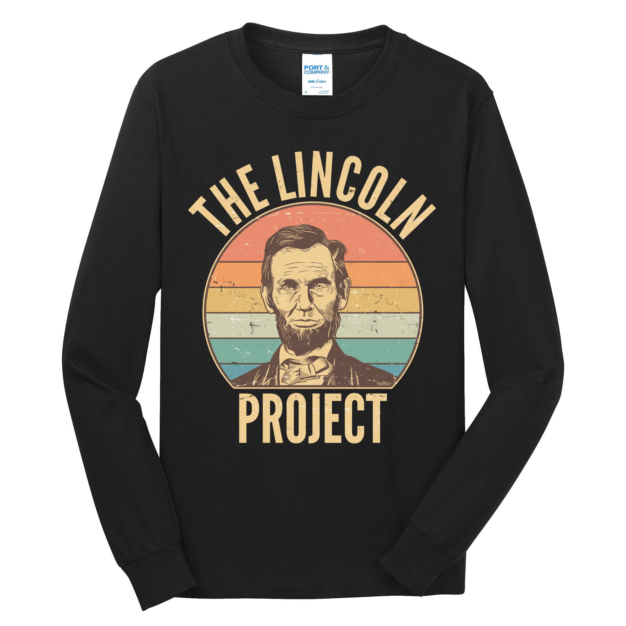 Vintage The Lincoln Project Emblem Tall Long Sleeve T-Shirt