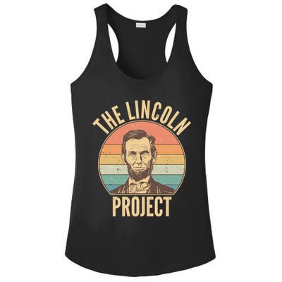 Vintage The Lincoln Project Emblem Ladies PosiCharge Competitor Racerback Tank