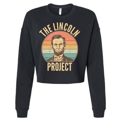 Vintage The Lincoln Project Emblem Cropped Pullover Crew