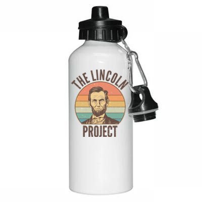 Vintage The Lincoln Project Emblem Aluminum Water Bottle 