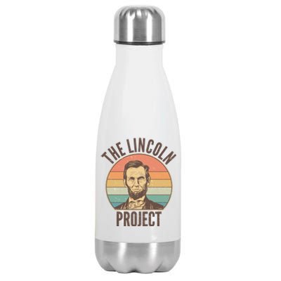 Vintage The Lincoln Project Emblem Stainless Steel Insulated Water Bottle