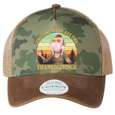 Vintage The One With All The Thanksgivings Legacy Tie Dye Trucker Hat