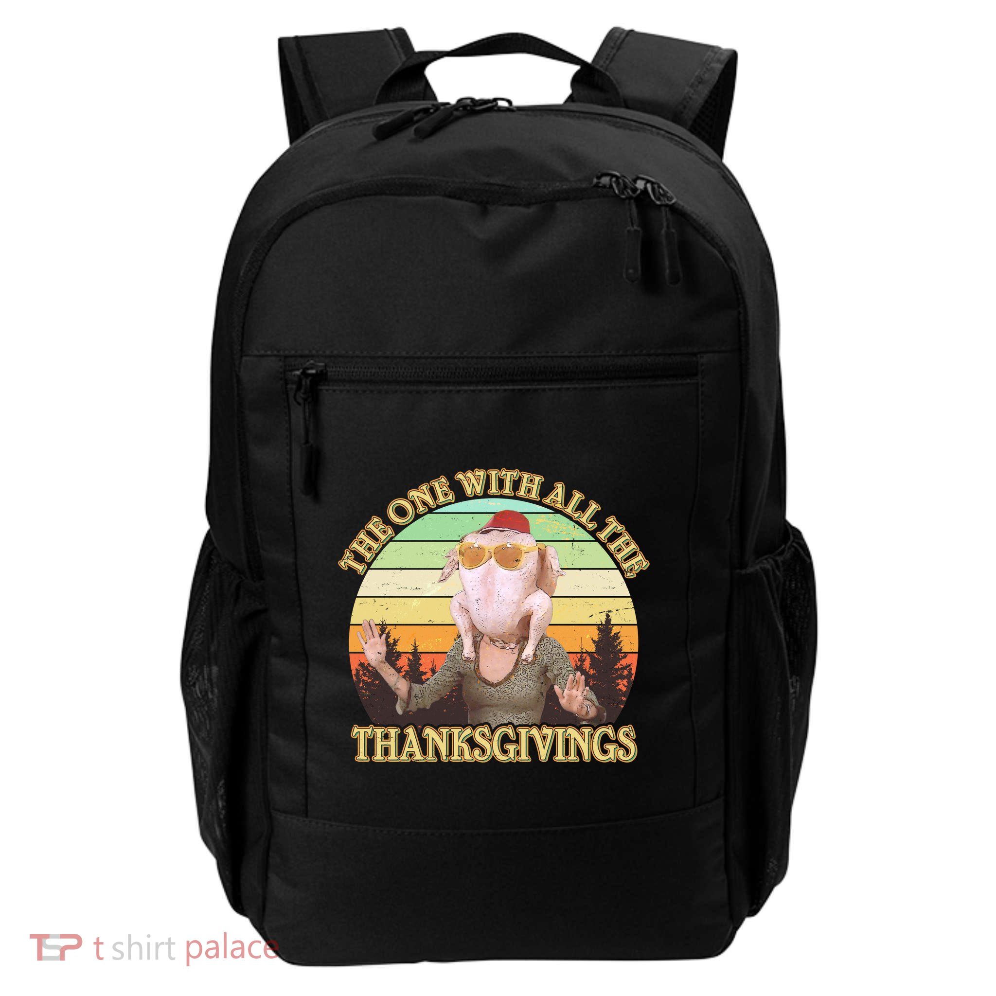 Vintage The One With All The Thanksgivings Backpack