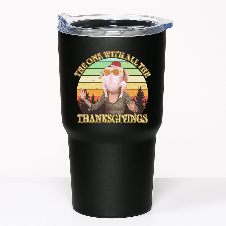 Vintage The One With All The Thanksgivings Tumbler