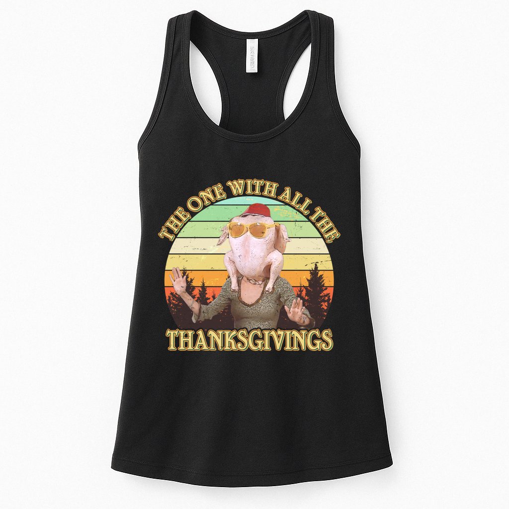 Vintage The One With All The Thanksgivings Womens Tank Top