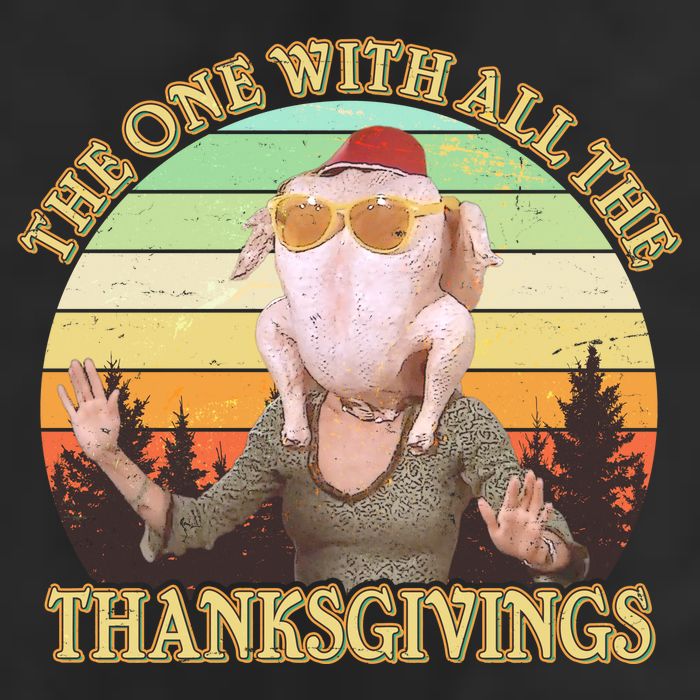 Vintage The One With All The Thanksgivings Golf Towel