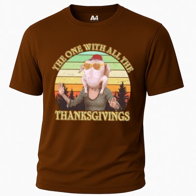 Vintage The One With All The Thanksgivings Performance Shirt