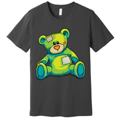 Vintage Torn Colorful Teddy Bear Premium T-Shirt