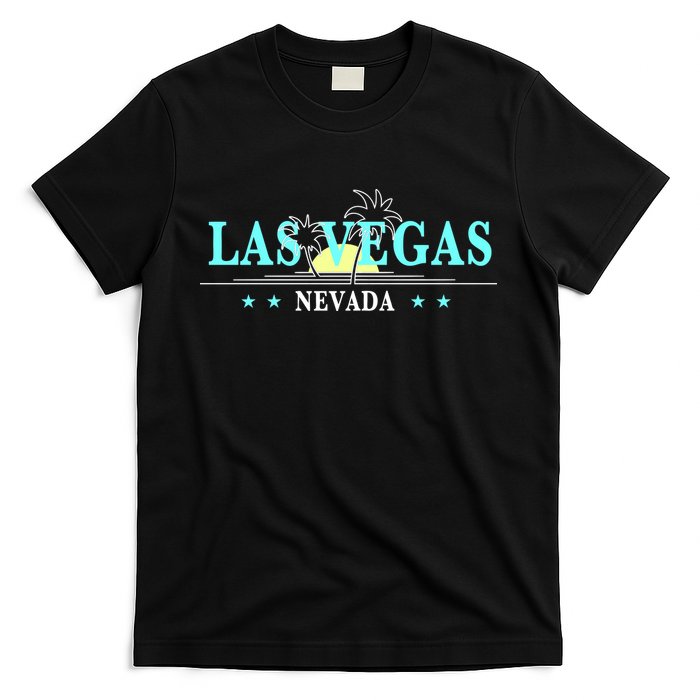 Vintage Tropical Las Vegas Logo T-Shirt