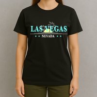 Vintage Tropical Las Vegas Logo T-Shirt