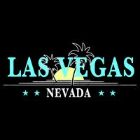 Vintage Tropical Las Vegas Logo T-Shirt