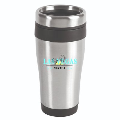 Vintage Tropical Las Vegas Logo 16oz Travel Tumbler