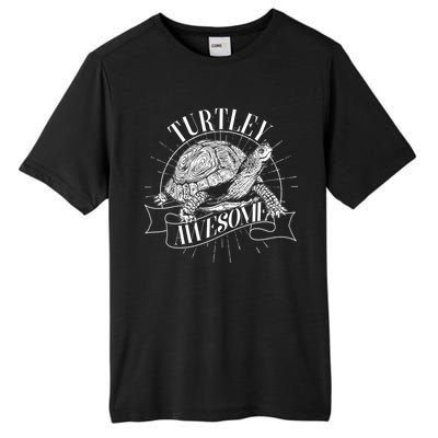 Vintage Turtley Awesome Tall Fusion ChromaSoft Performance T-Shirt