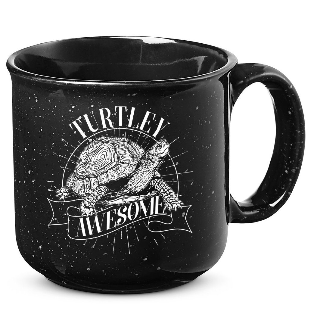 Vintage Turtley Awesome 15oz Campfire Ceramic Mug