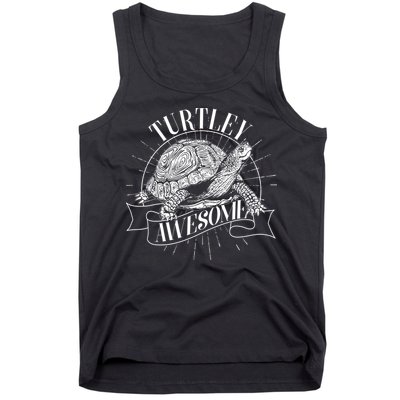 Vintage Turtley Awesome Tank Top