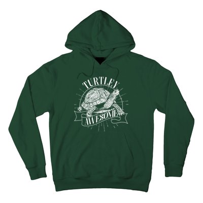 Vintage Turtley Awesome Hoodie