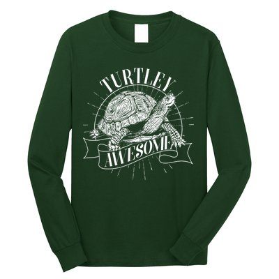 Vintage Turtley Awesome Long Sleeve Shirt