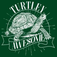 Vintage Turtley Awesome Cooling Performance Long Sleeve Crew