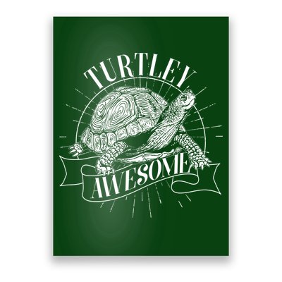 Vintage Turtley Awesome Poster