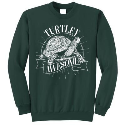 Vintage Turtley Awesome Tall Sweatshirt