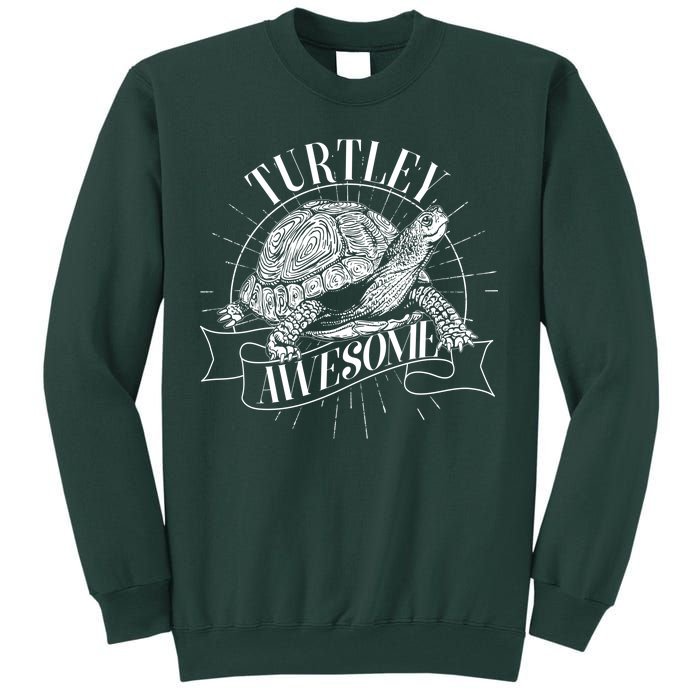 Vintage Turtley Awesome Tall Sweatshirt