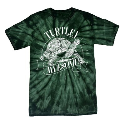 Vintage Turtley Awesome Tie-Dye T-Shirt