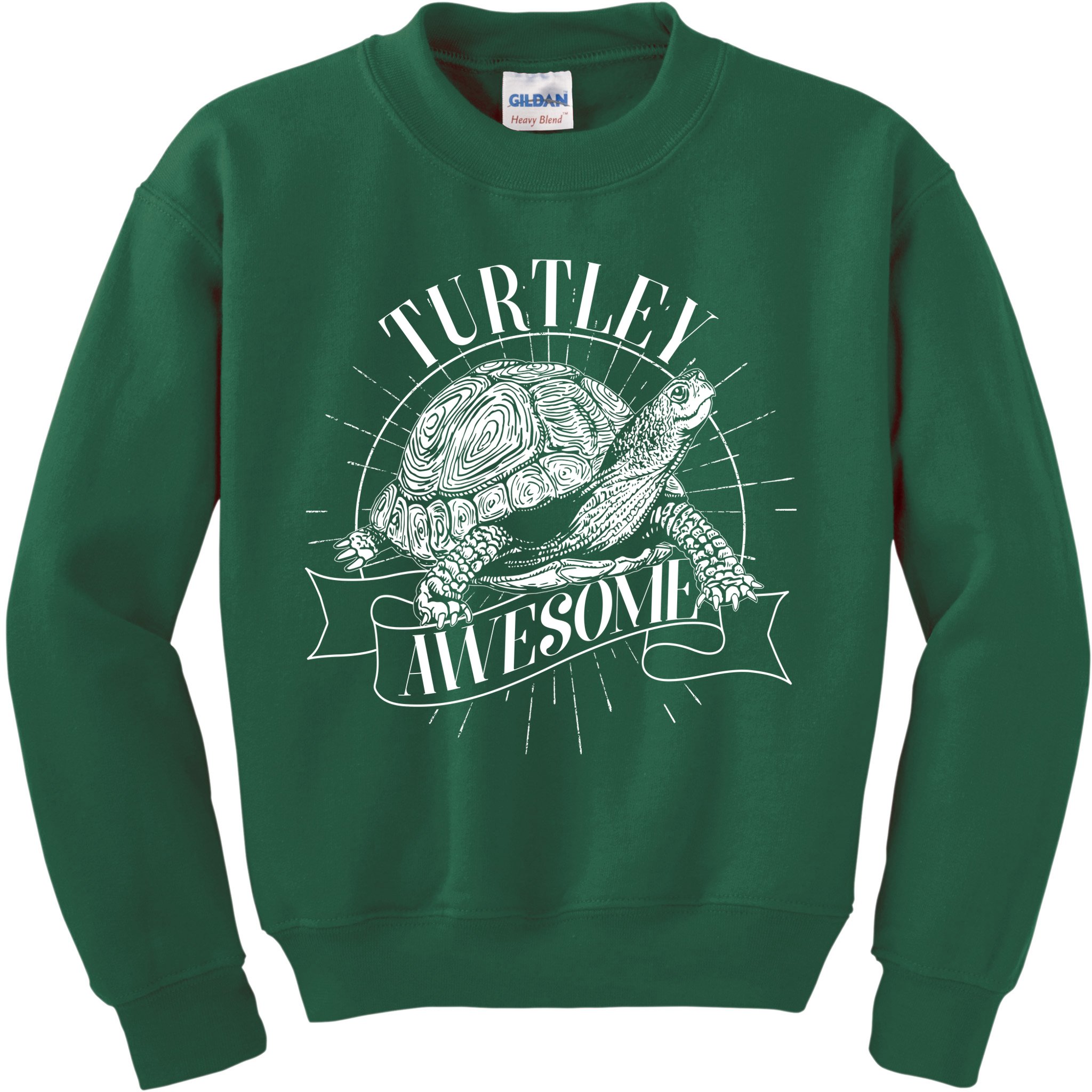 Vintage Turtley Awesome Kids Sweatshirt