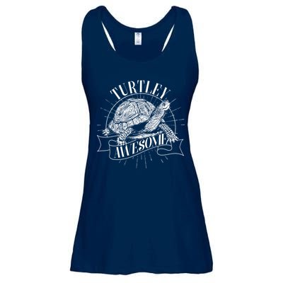 Vintage Turtley Awesome Ladies Essential Flowy Tank