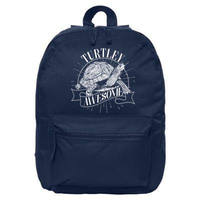 Vintage Turtley Awesome 16 in Basic Backpack