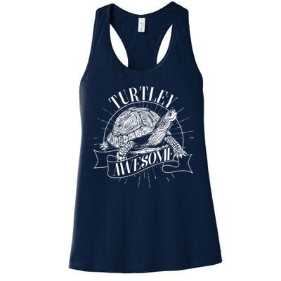 Vintage Turtley Awesome Women's Racerback Tank