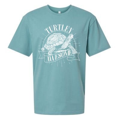 Vintage Turtley Awesome Sueded Cloud Jersey T-Shirt