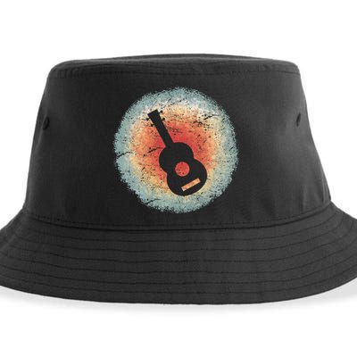 Vintage Ukulele Retro Sustainable Bucket Hat