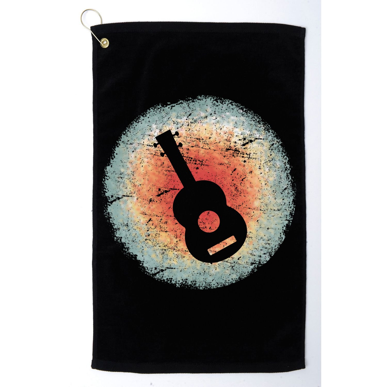 Vintage Ukulele Retro Golf Towel