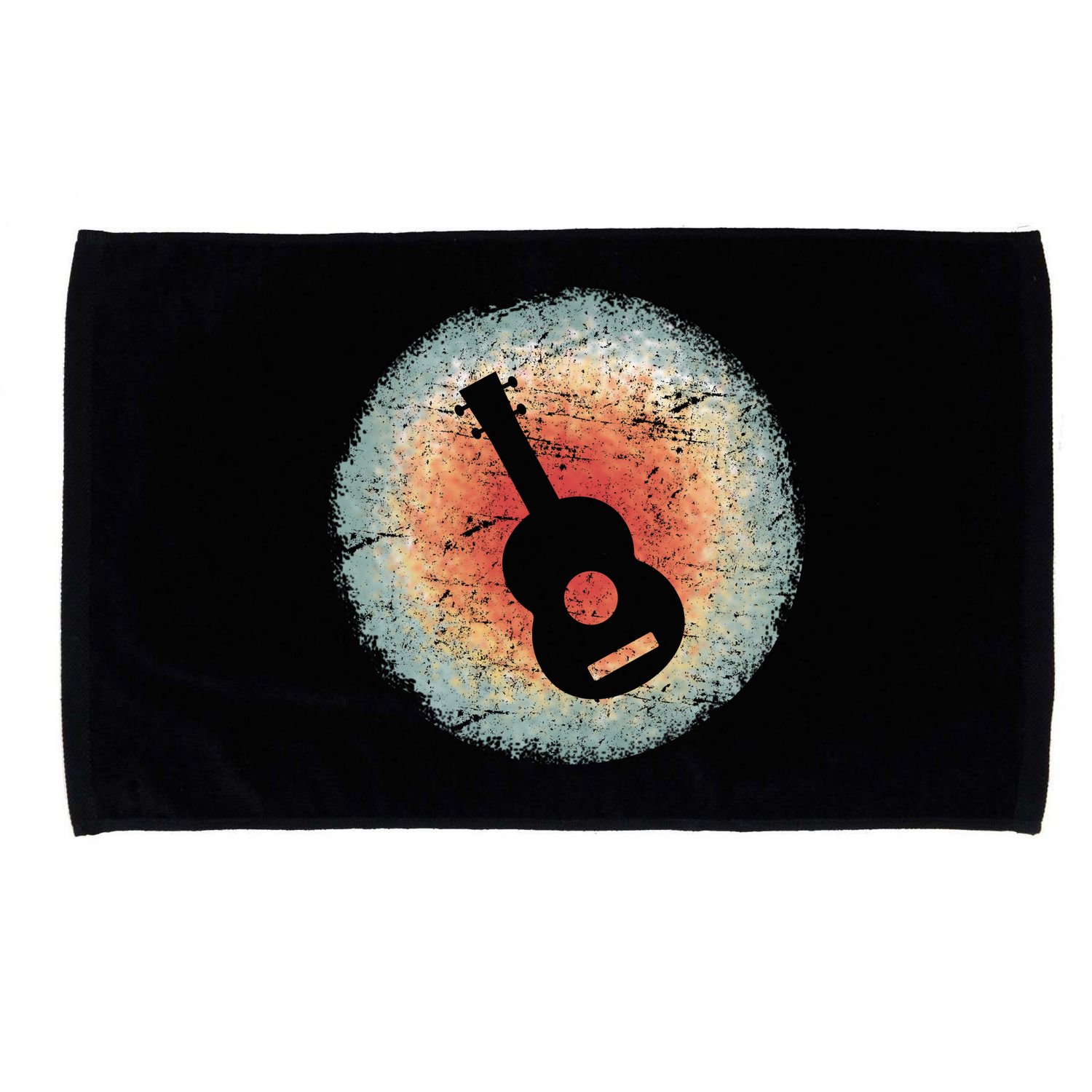 Vintage Ukulele Retro Microfiber Hand Towel
