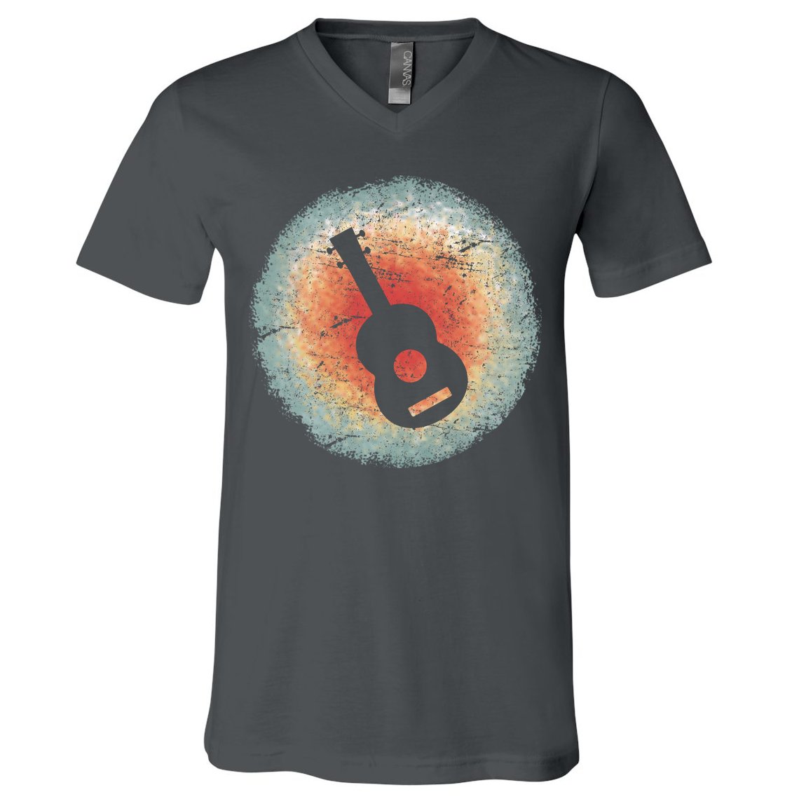 Vintage Ukulele Retro V-Neck T-Shirt