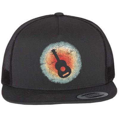 Vintage Ukulele Retro Flatbill Hat