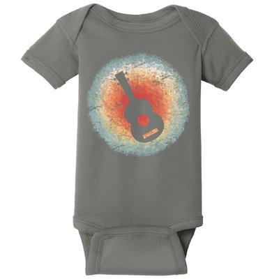 Vintage Ukulele Retro Baby Bodysuit