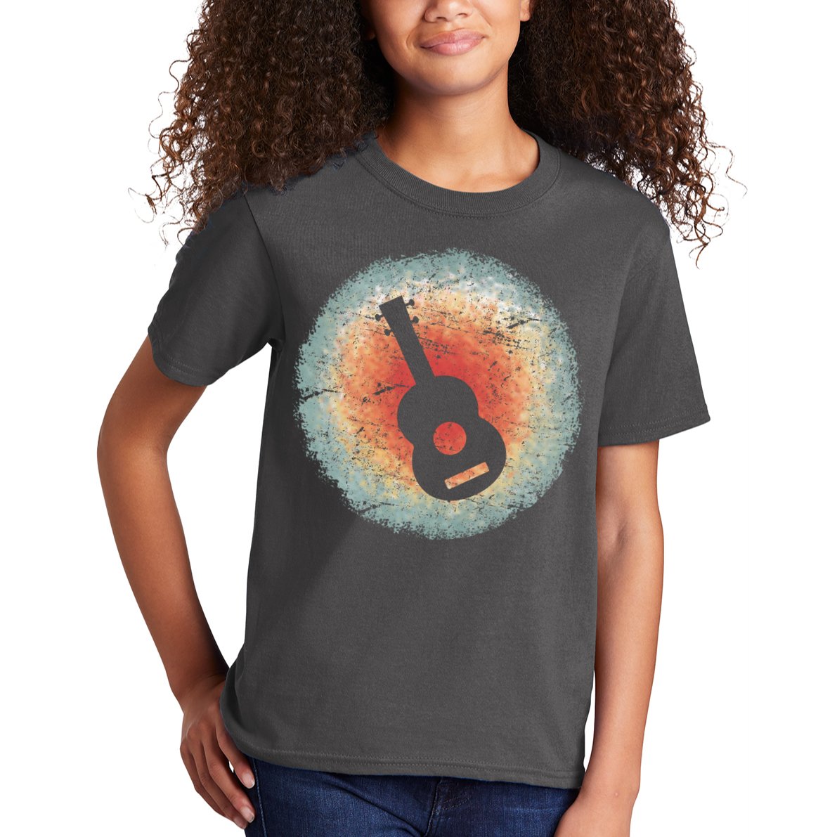 Vintage Ukulele Retro Kids T-Shirt