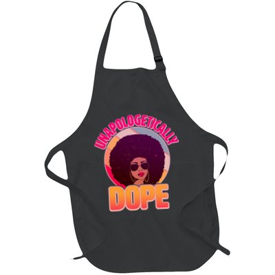 Vintage Unapologetically Dope Black Woman Afro Apron