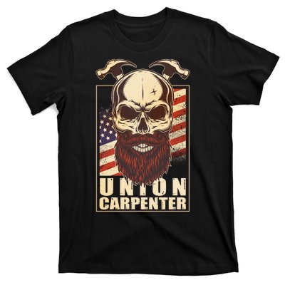 Vintage Union American Carpenter Bearded Skull T-Shirt