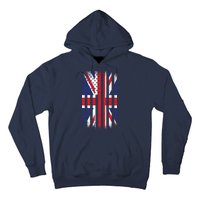 Vintage Union Jack British Flag United Kingdom  Hoodie