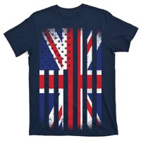 Vintage Union Jack British Flag United Kingdom  T-Shirt