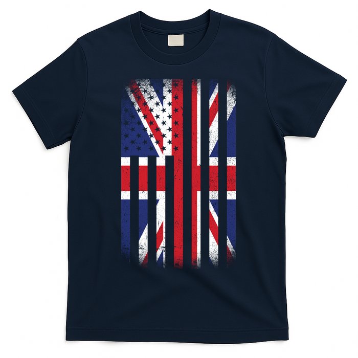 Vintage Union Jack British Flag United Kingdom  T-Shirt